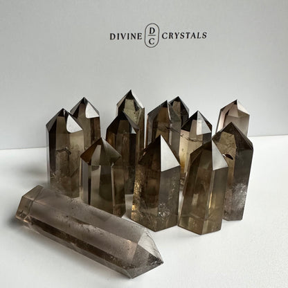 Smoky Quartz Crystal Tower