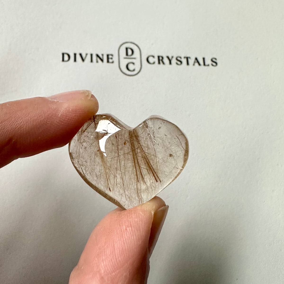 Golden Rutile Heart – Clarity & Abundance