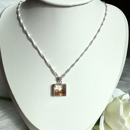Garden Quartz Pendant – Grounding & Growth