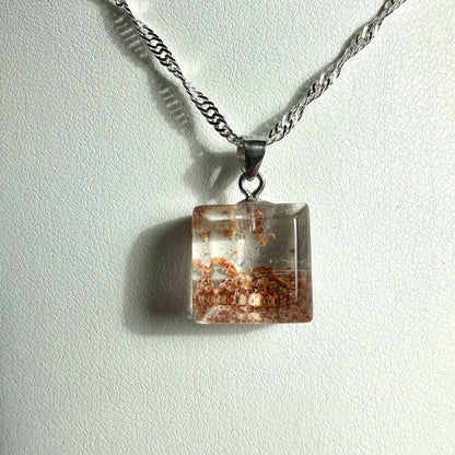 Garden Quartz Pendant – Grounding & Growth