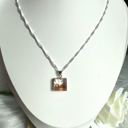 Garden Quartz Pendant – Grounding & Growth