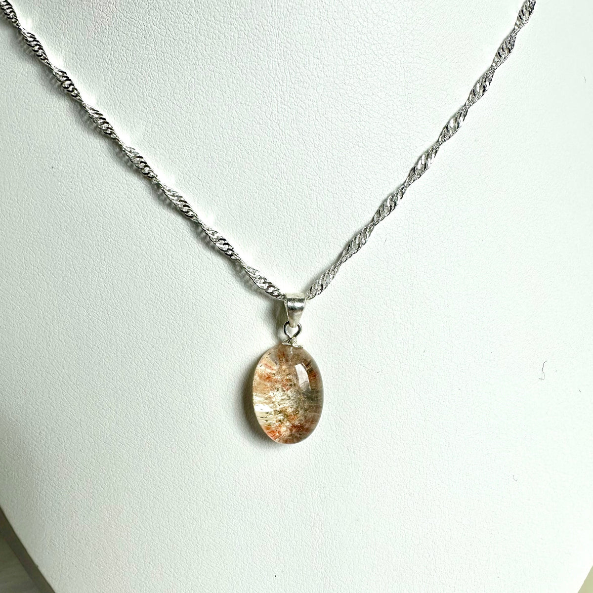 Garden Quartz Pendant – Grounding & Growth