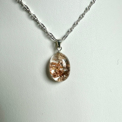 Garden Quartz Pendant – Grounding & Growth