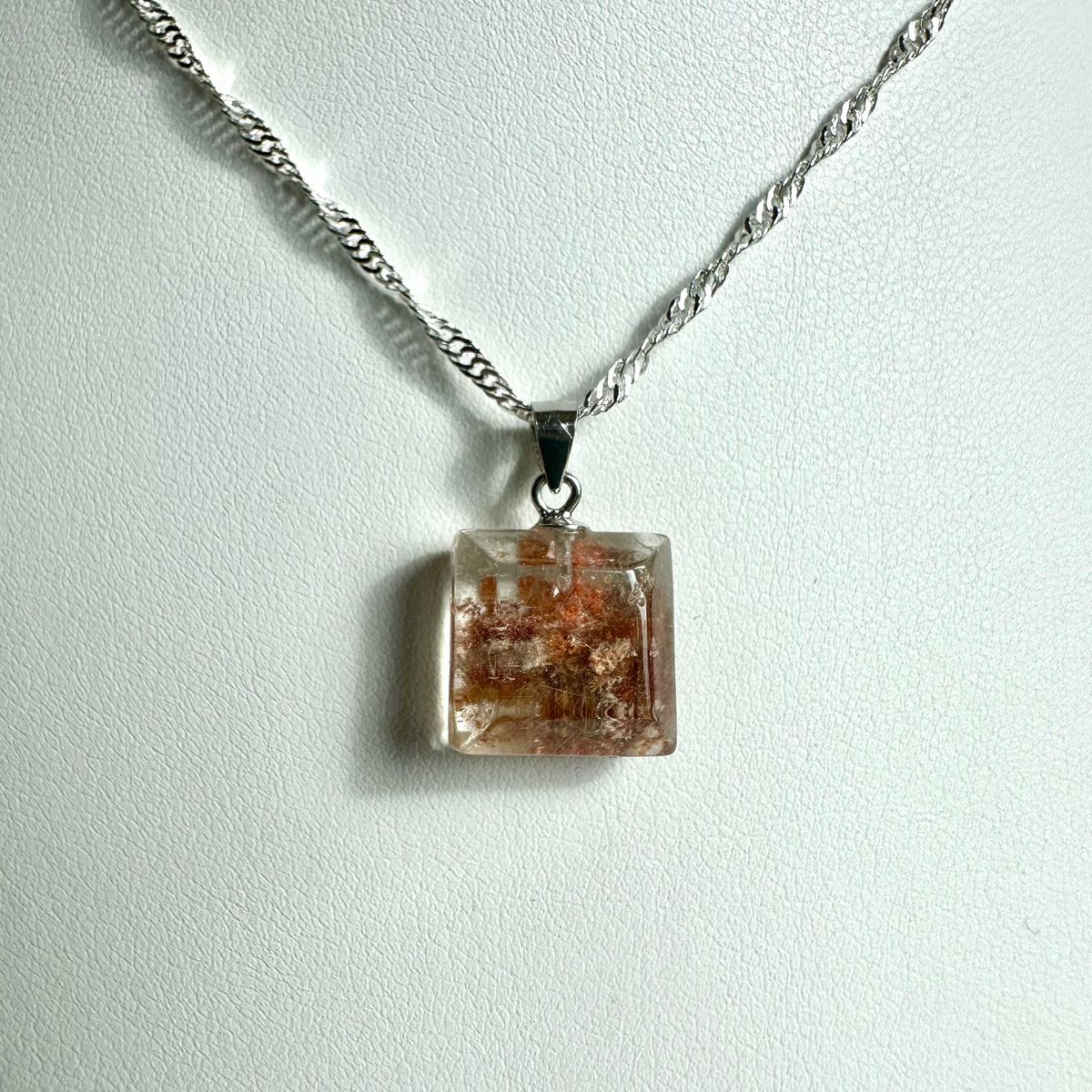 Garden Quartz Pendant – Grounding & Growth