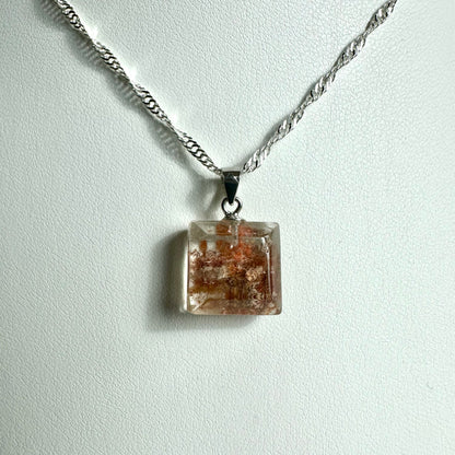 Garden Quartz Pendant – Grounding & Growth