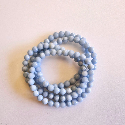 Angelite Bracelet (Serenity) – 6mm