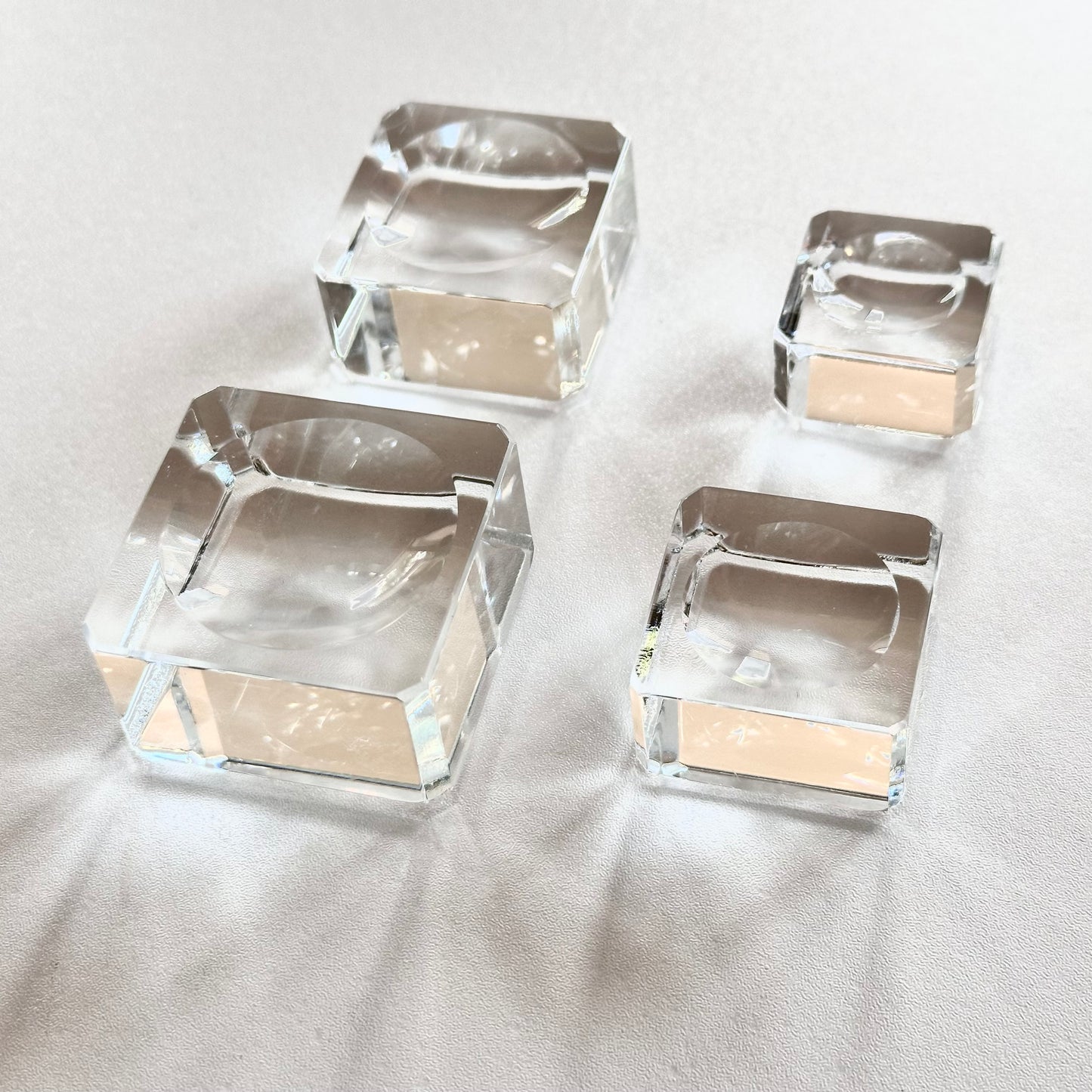 Clear Crystal Sphere Stands (4 Sizes)