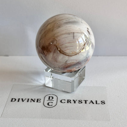 Clear Crystal Sphere Stands (4 Sizes)