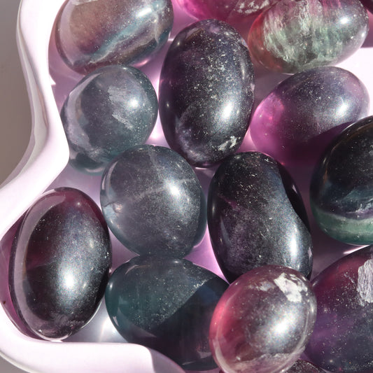 Dark Fluorite Tumble