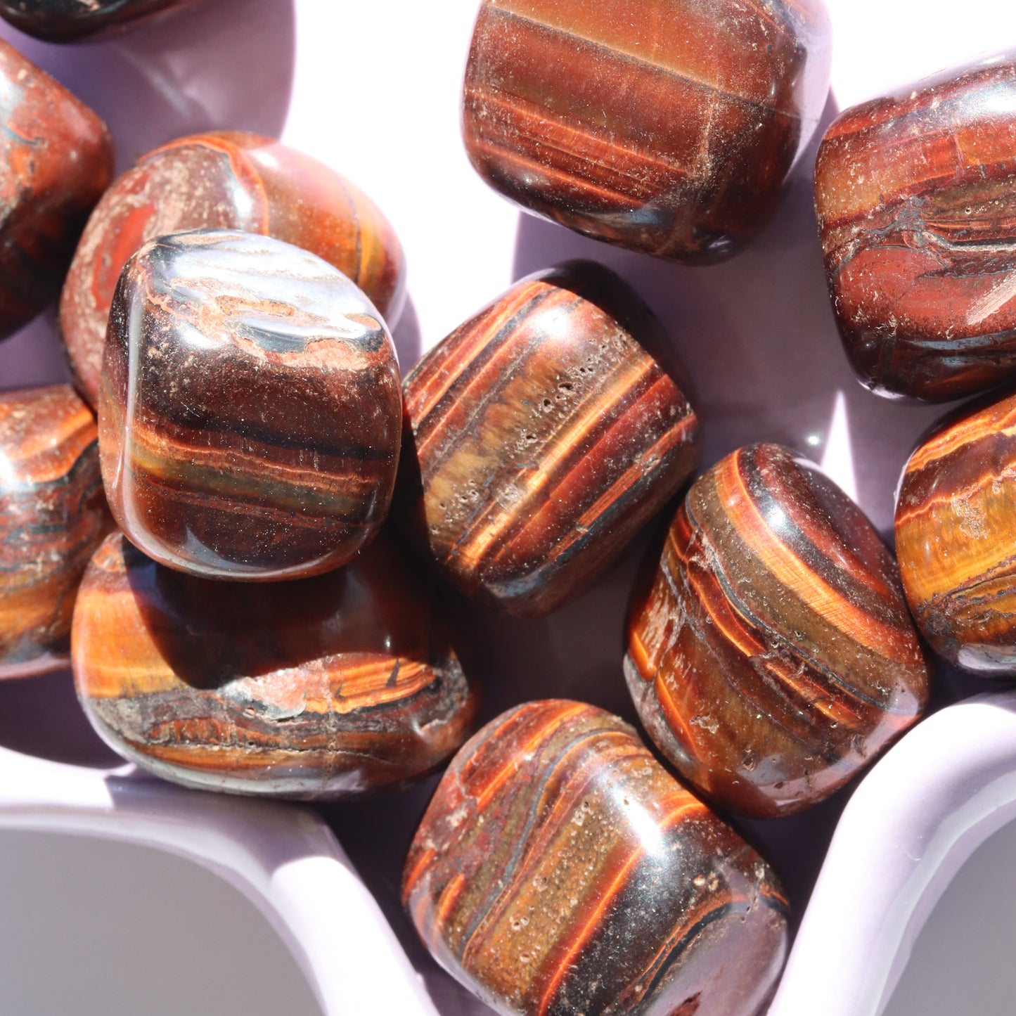 Red Tigers Eye Tumble