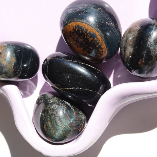 Blue Tigers Eye Tumble