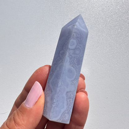 Blue Lace Agate Tower