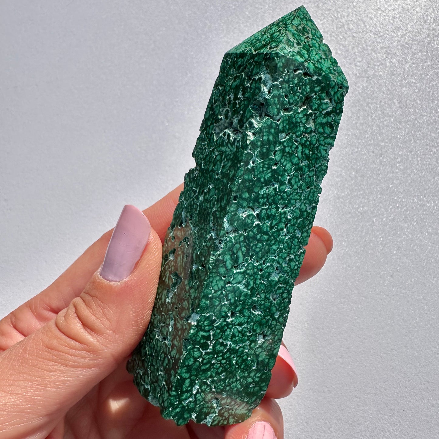 Natural Malachite Tower