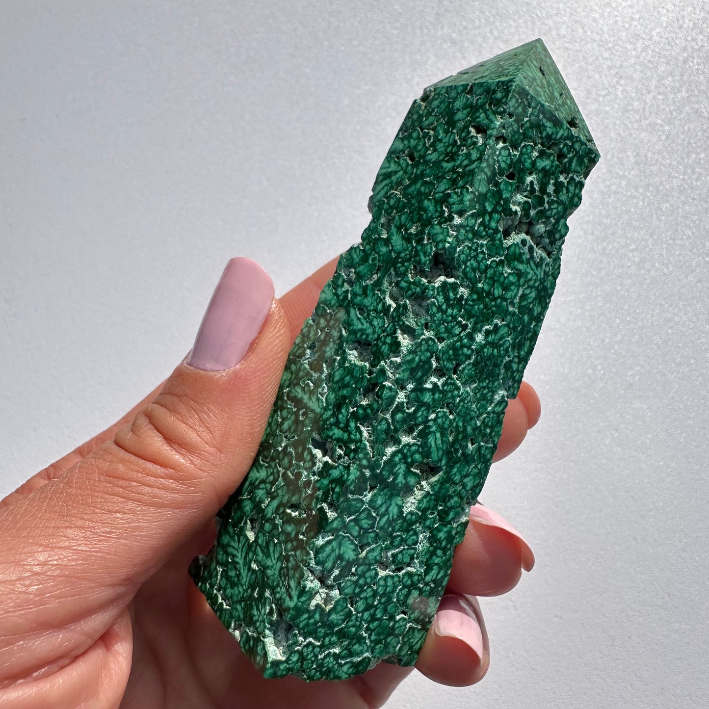 Natural Malachite Tower