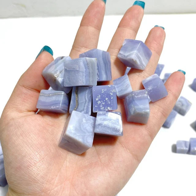 Blue Lace Agate Cube
