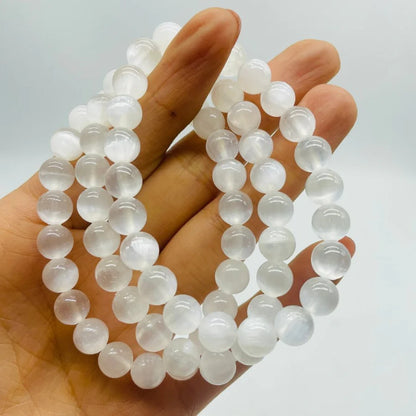 Natural Selenite Bracelet