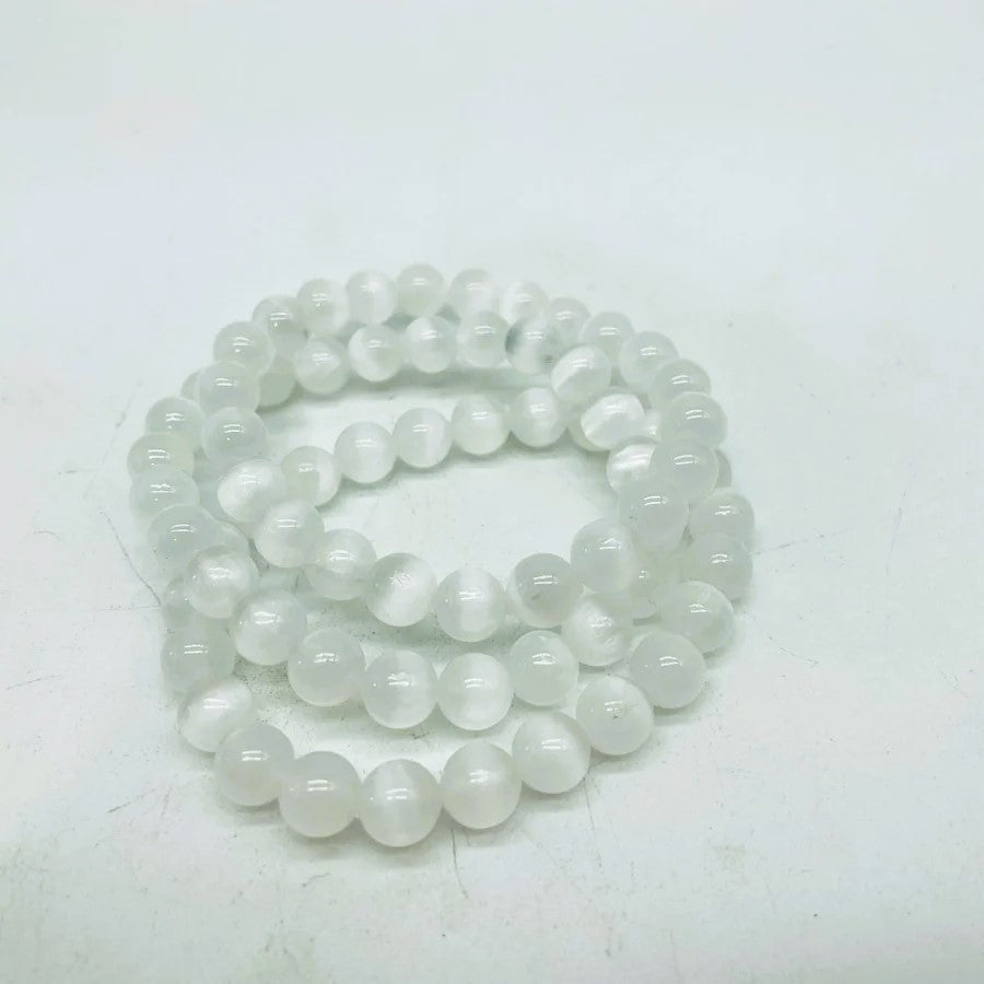 Natural Selenite Bracelet