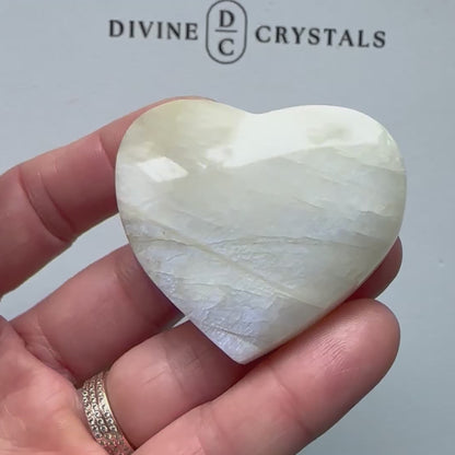 High Quality Moonstone Heart