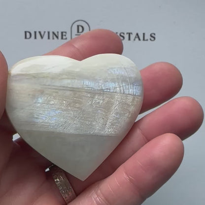 High Quality Moonstone Heart