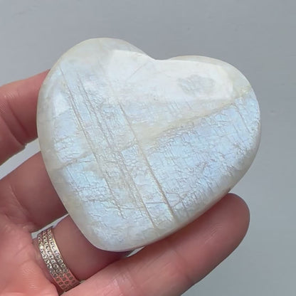High Quality Moonstone Heart