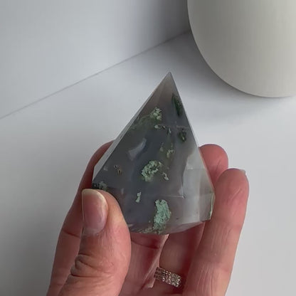 Moss Agate Diamond – Growth & Grounding