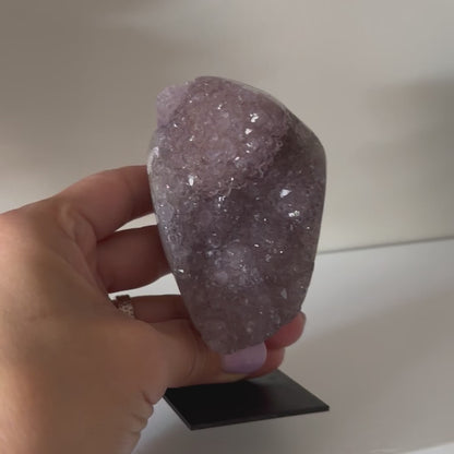 Amethyst Stalactites on Stand