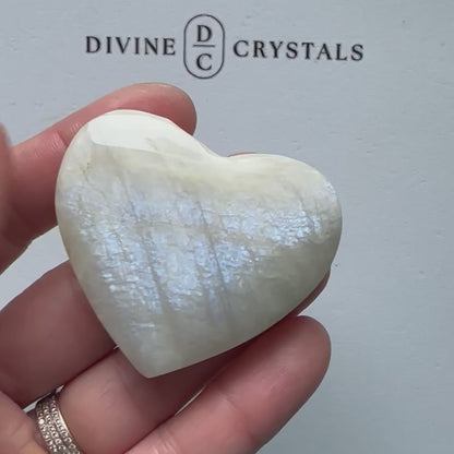 High Quality Moonstone Heart