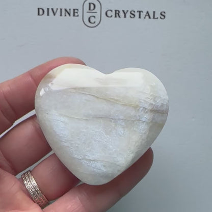 High Quality Moonstone Heart