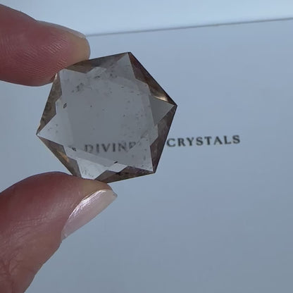 Star of David Smoky Quartz