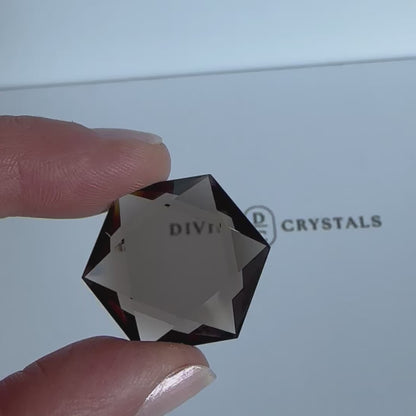 Star of David Smoky Quartz