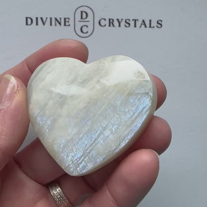 High Quality Moonstone Heart