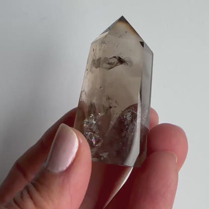 Smoky Quartz Crystal Tower
