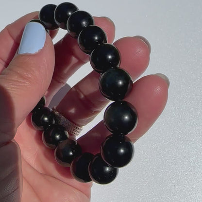 Gold Sheen Obsidian Bracelet (Empowerment) – 12mm